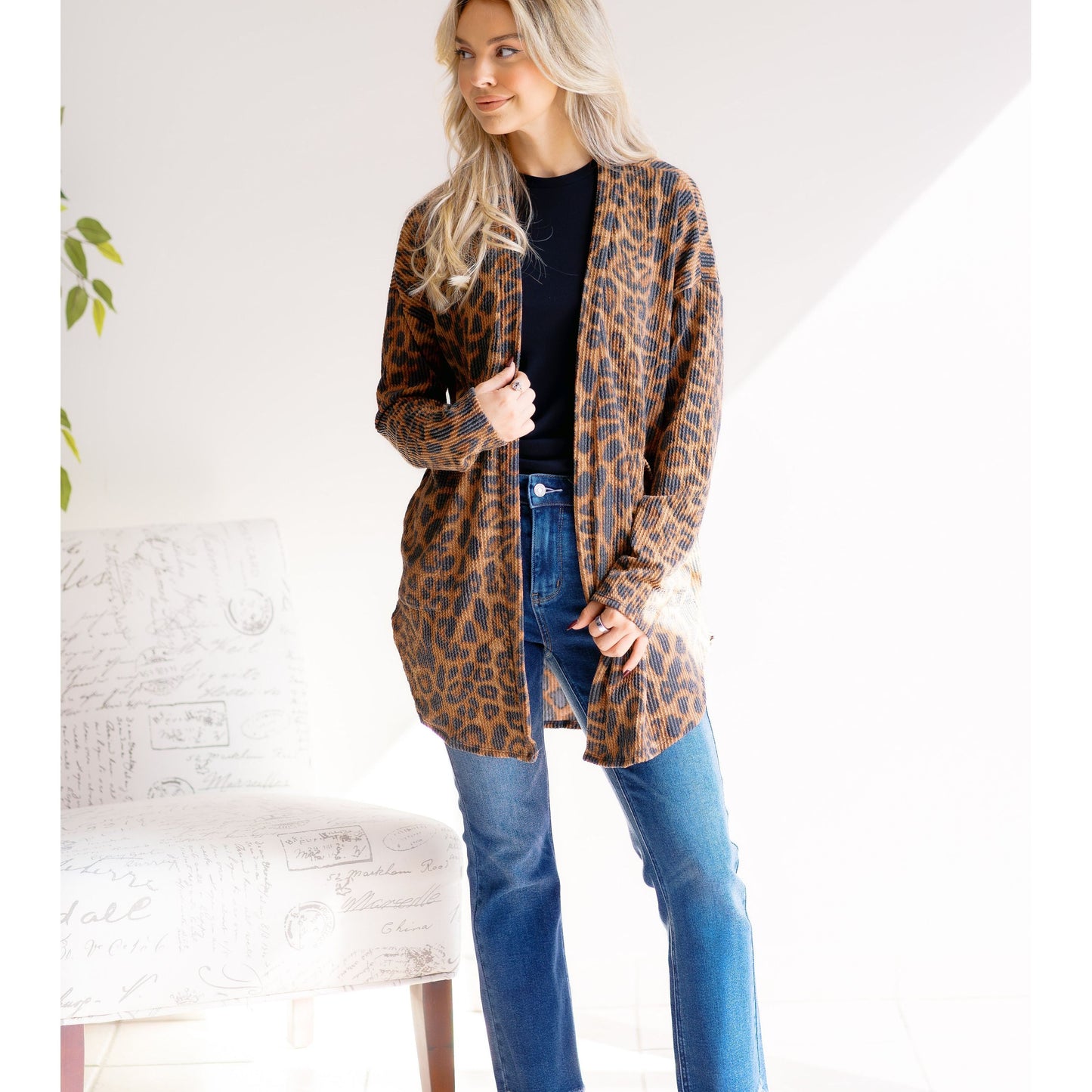 Brown Sugar Spots Cardigan