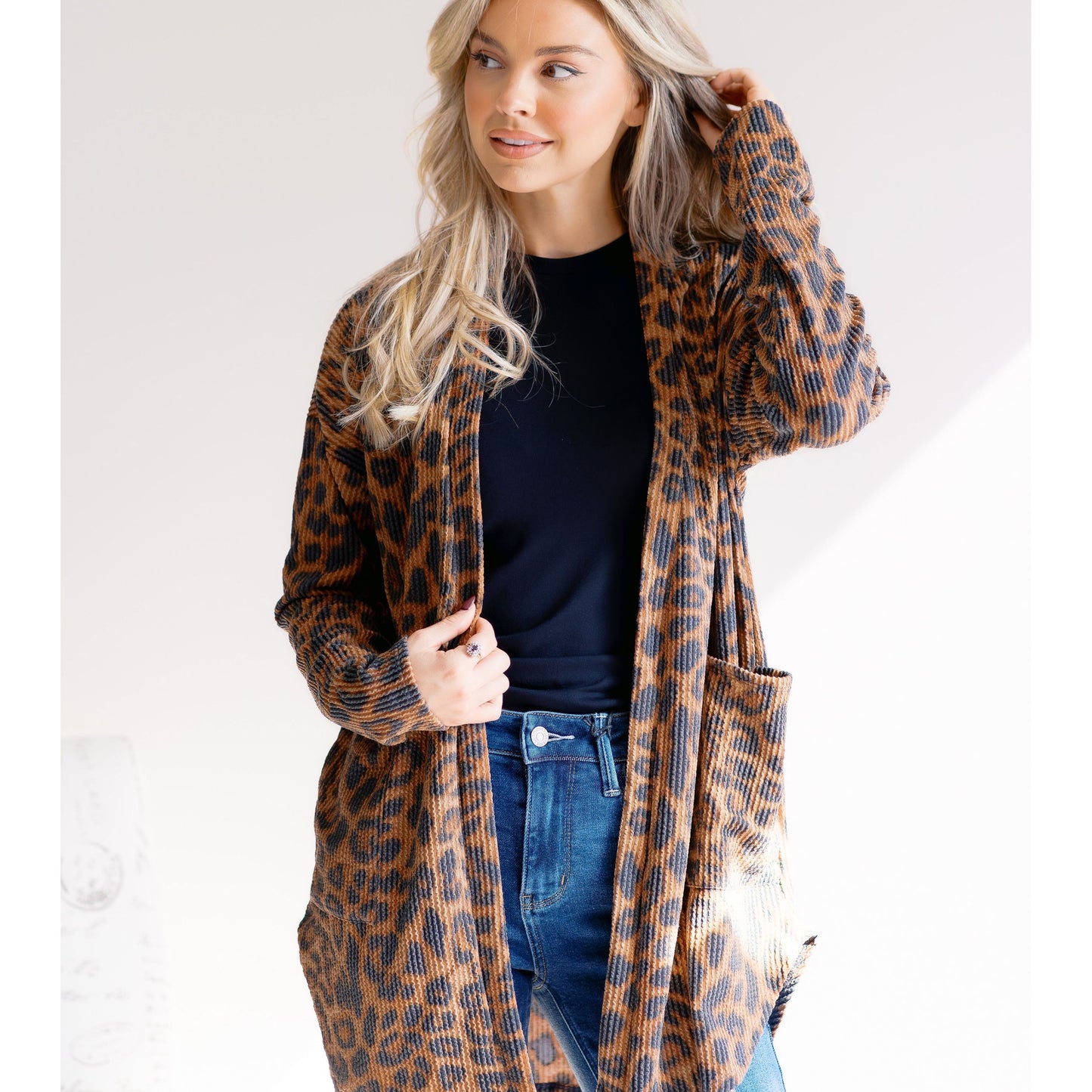 Brown Sugar Spots Cardigan