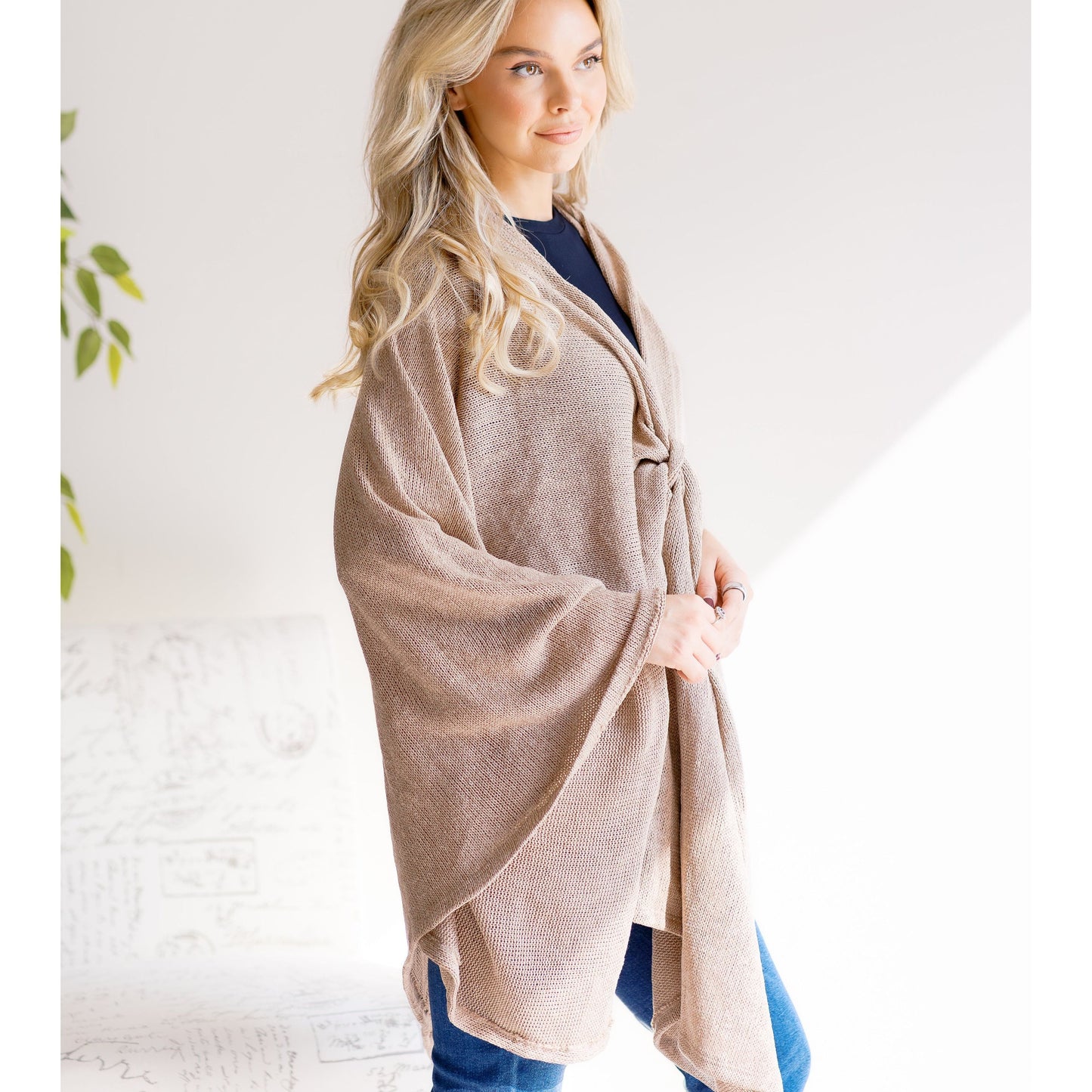 Latte Luxe Poncho
