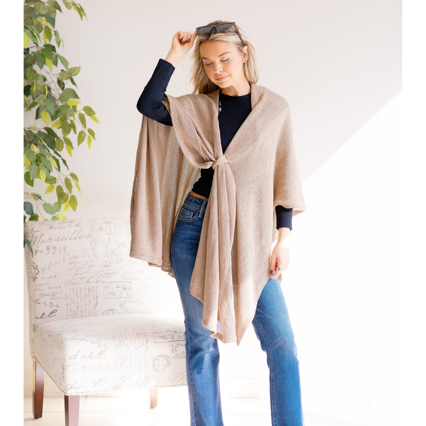 Latte Luxe Poncho