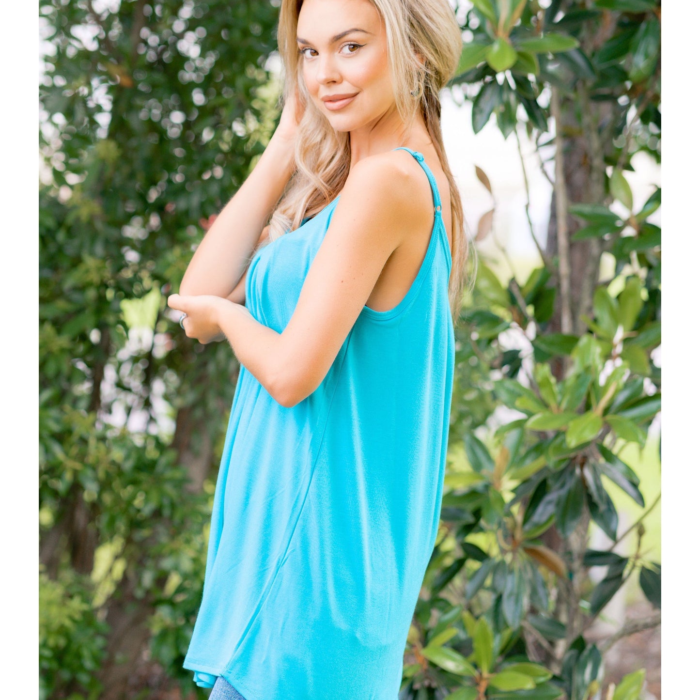 Neon Chill Pleated Tank
