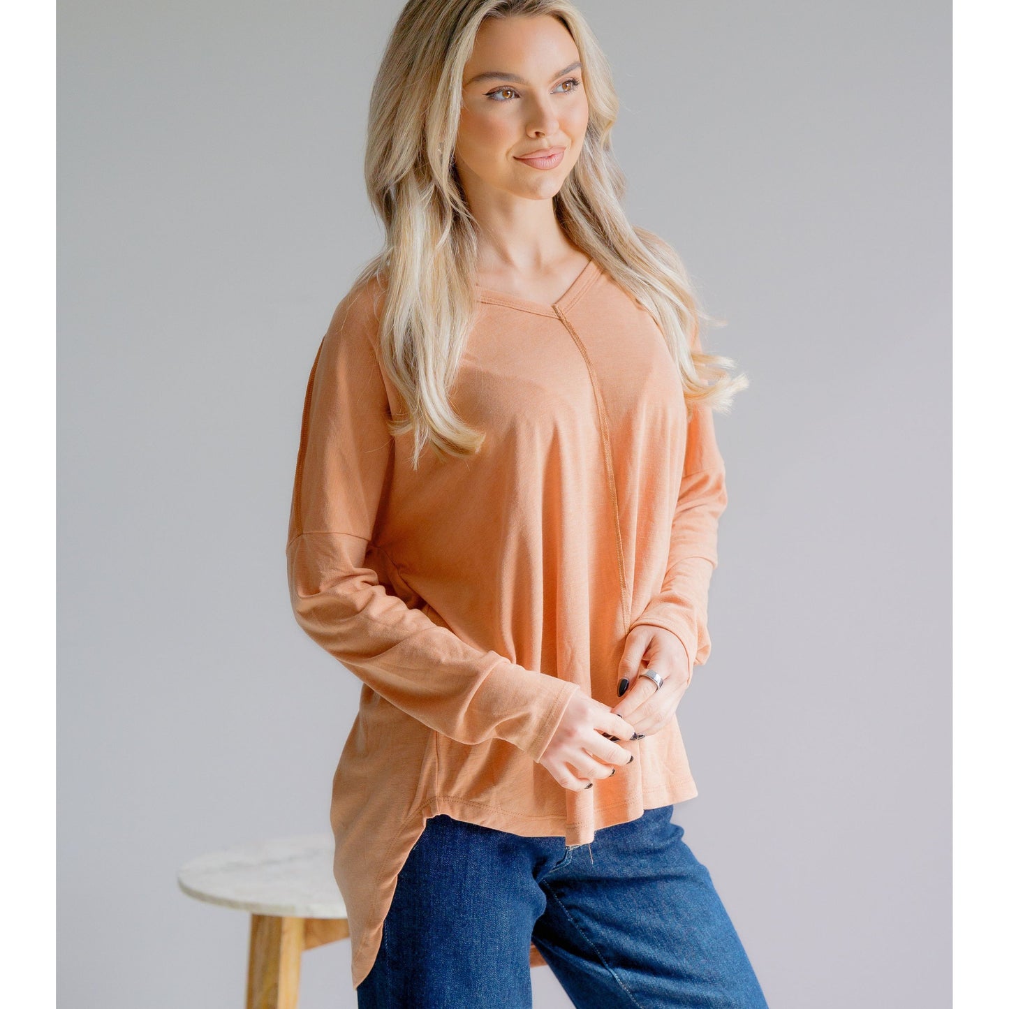 Burnished Horizon Long Sleeve Top