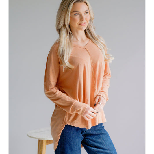 Burnished Horizon Long Sleeve Top