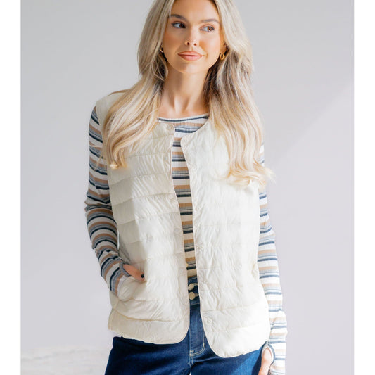 Ivory Glow Vest