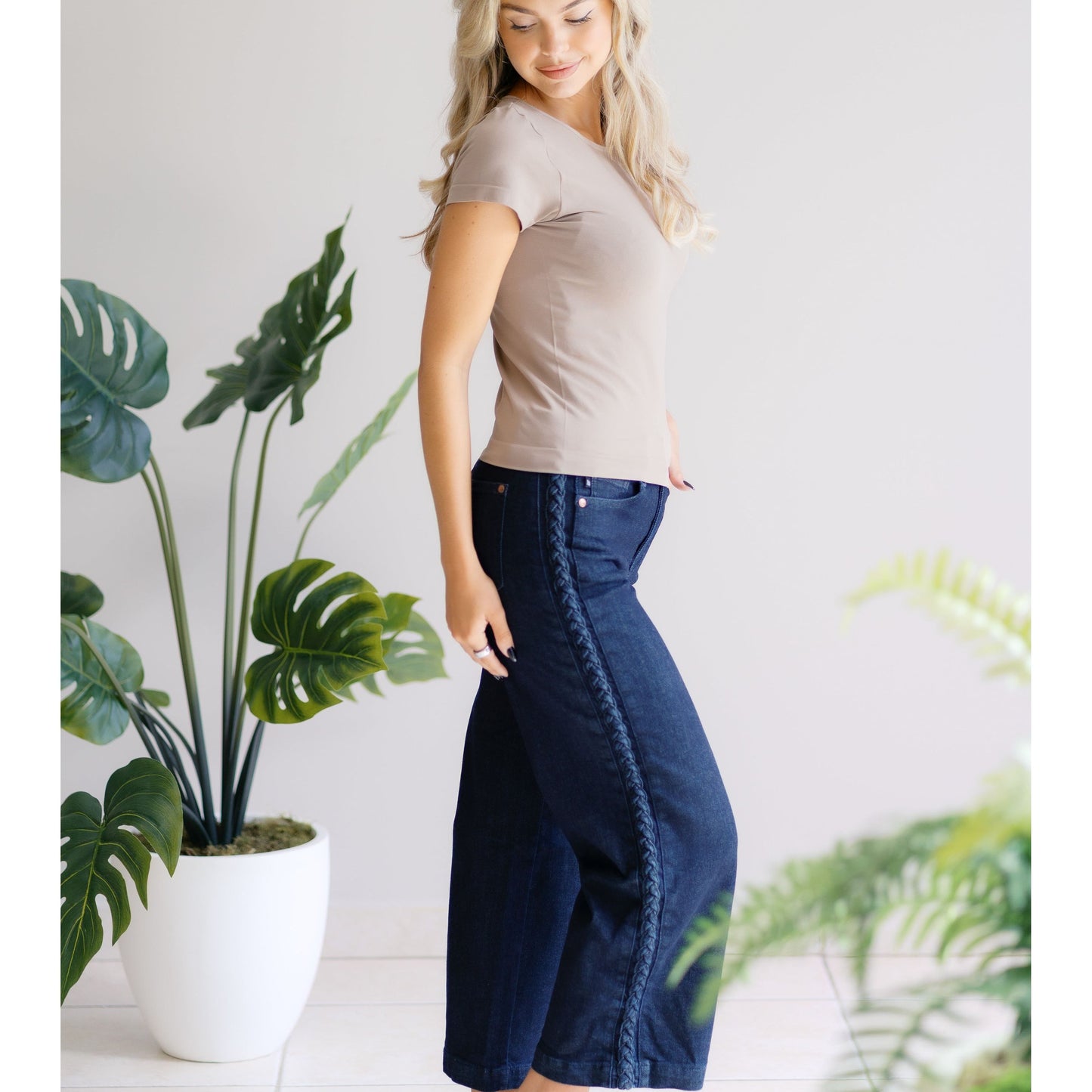 Light Mocha Timeless Basics Top