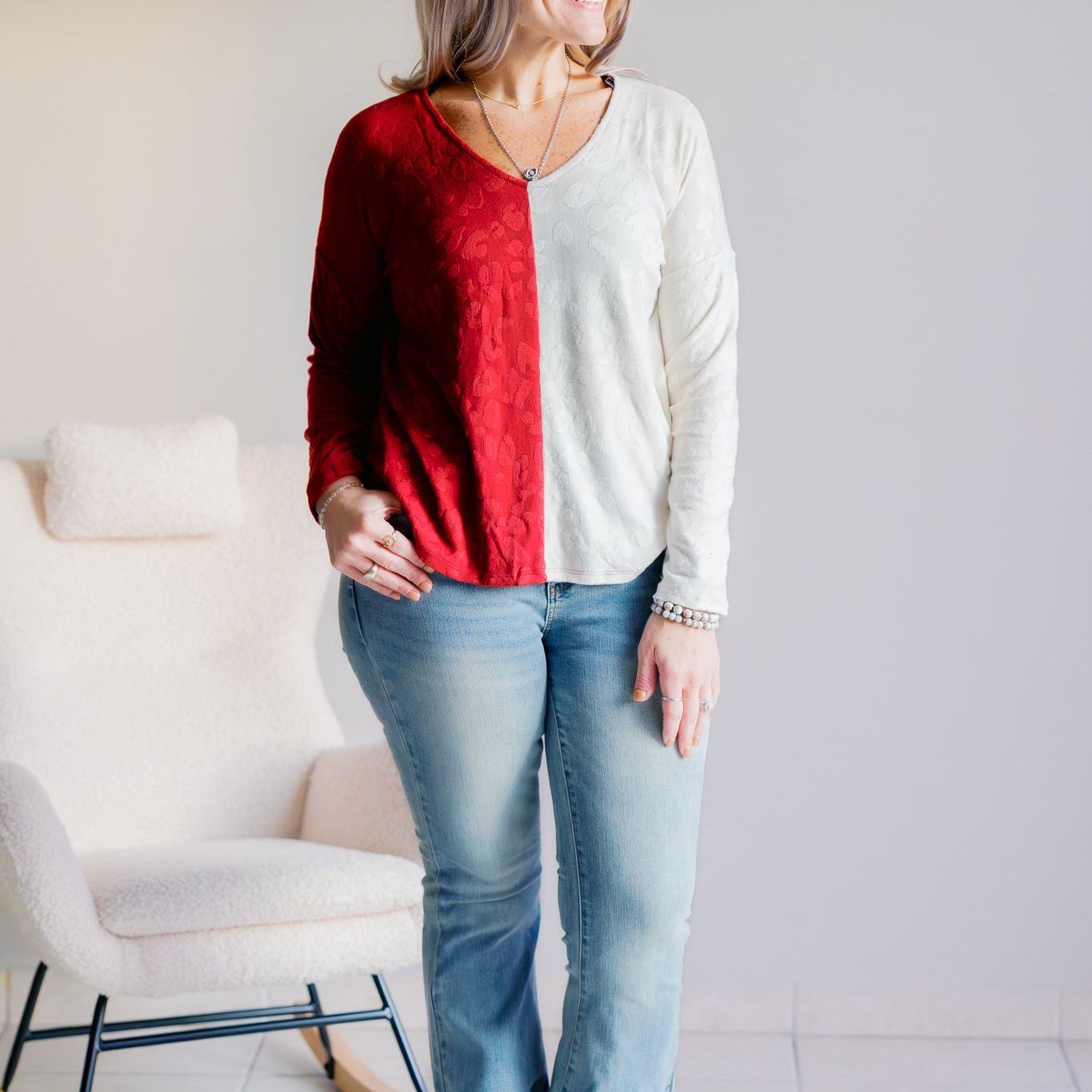 Merry Mint Split Top