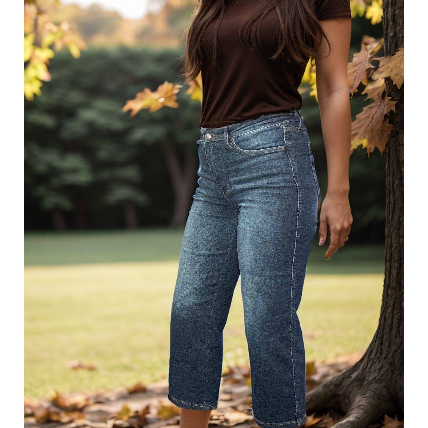 Joyfully Cropped - Judy Blue Tummy Control