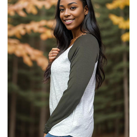 Look At The Time - Thumbhole Raglan