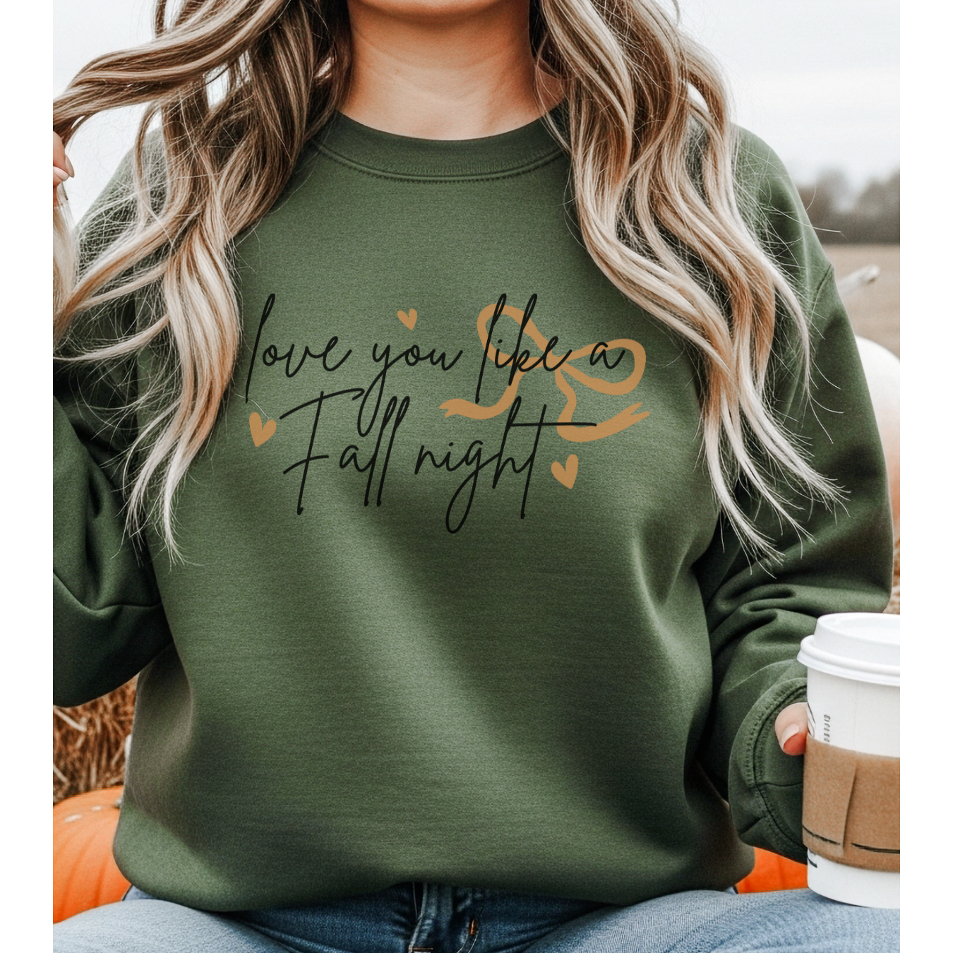 Love You & Fall Nights Sweatshirt
