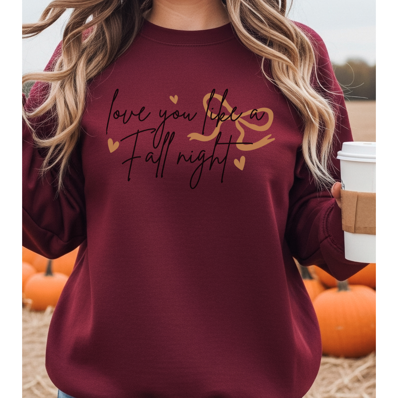 Love You & Fall Nights Sweatshirt