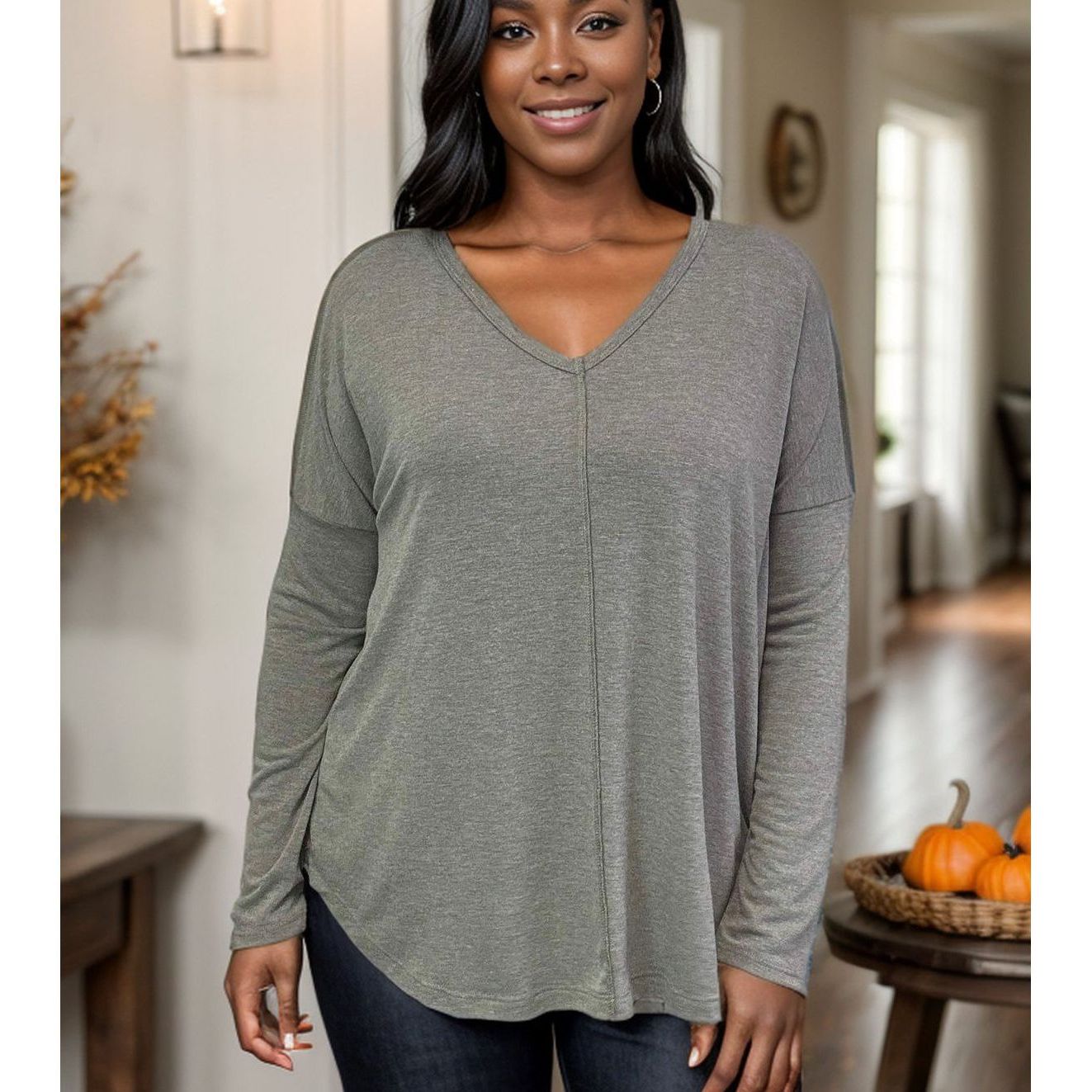 My Everyday Olive Long Sleeve