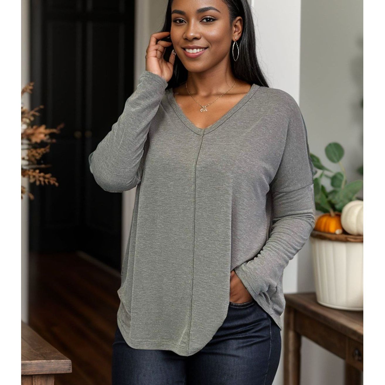 My Everyday Olive Long Sleeve