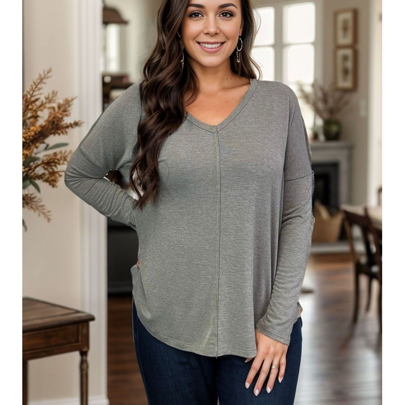 My Everyday Olive Long Sleeve