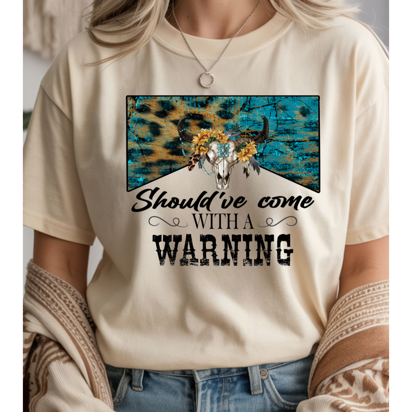 Warning Graphic Tee