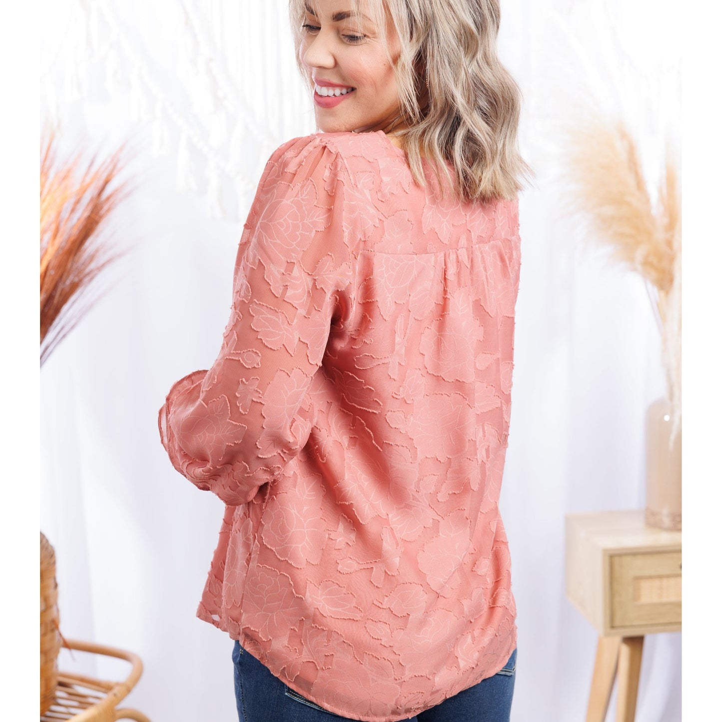 Pink Rose - Long Sleeve