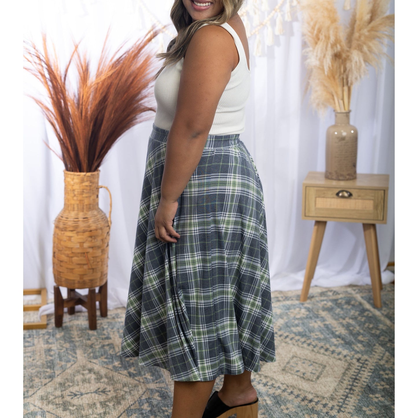 Playful In Plaid - Skirt