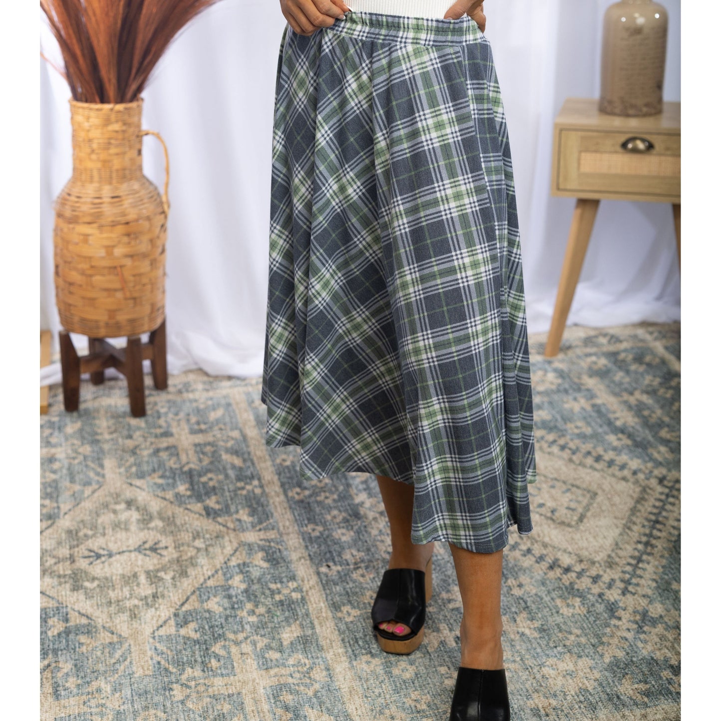 Playful In Plaid - Skirt