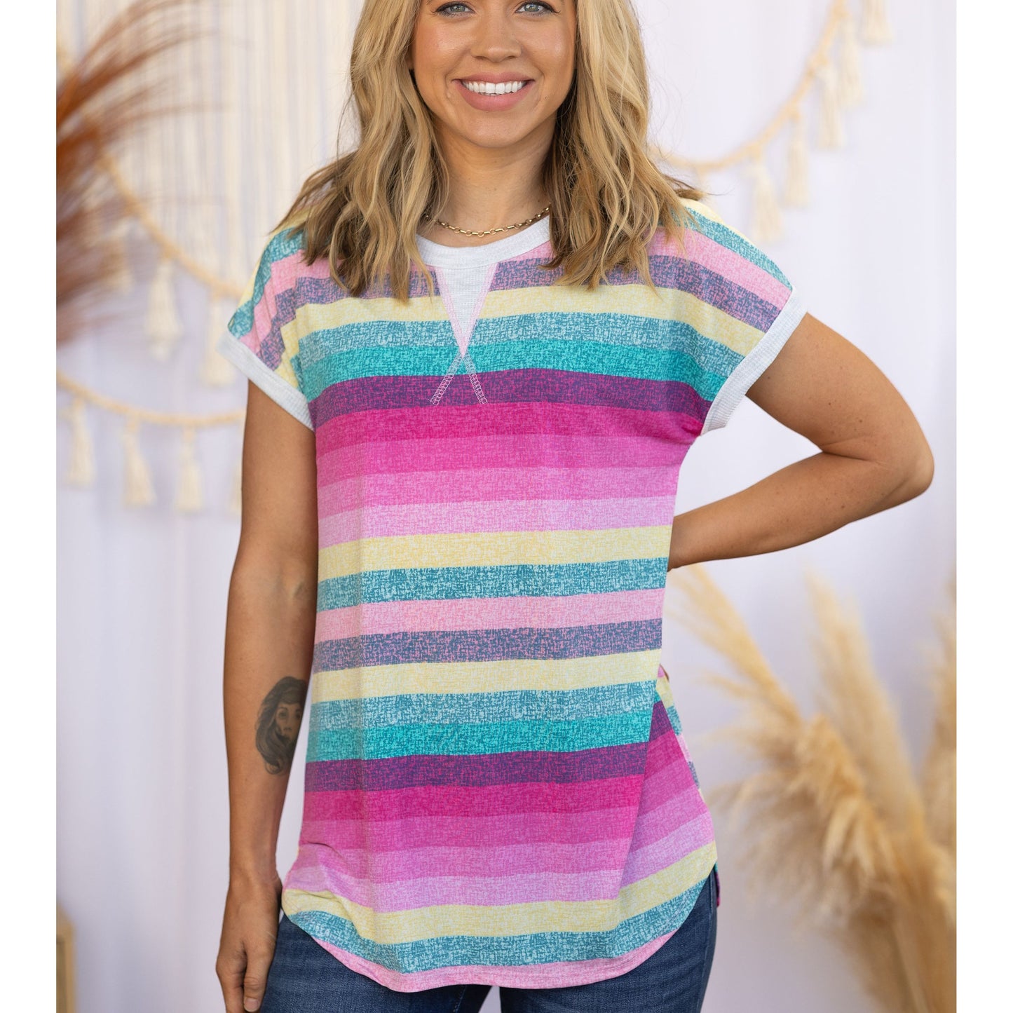 Rainbow Rays - Short Sleeve