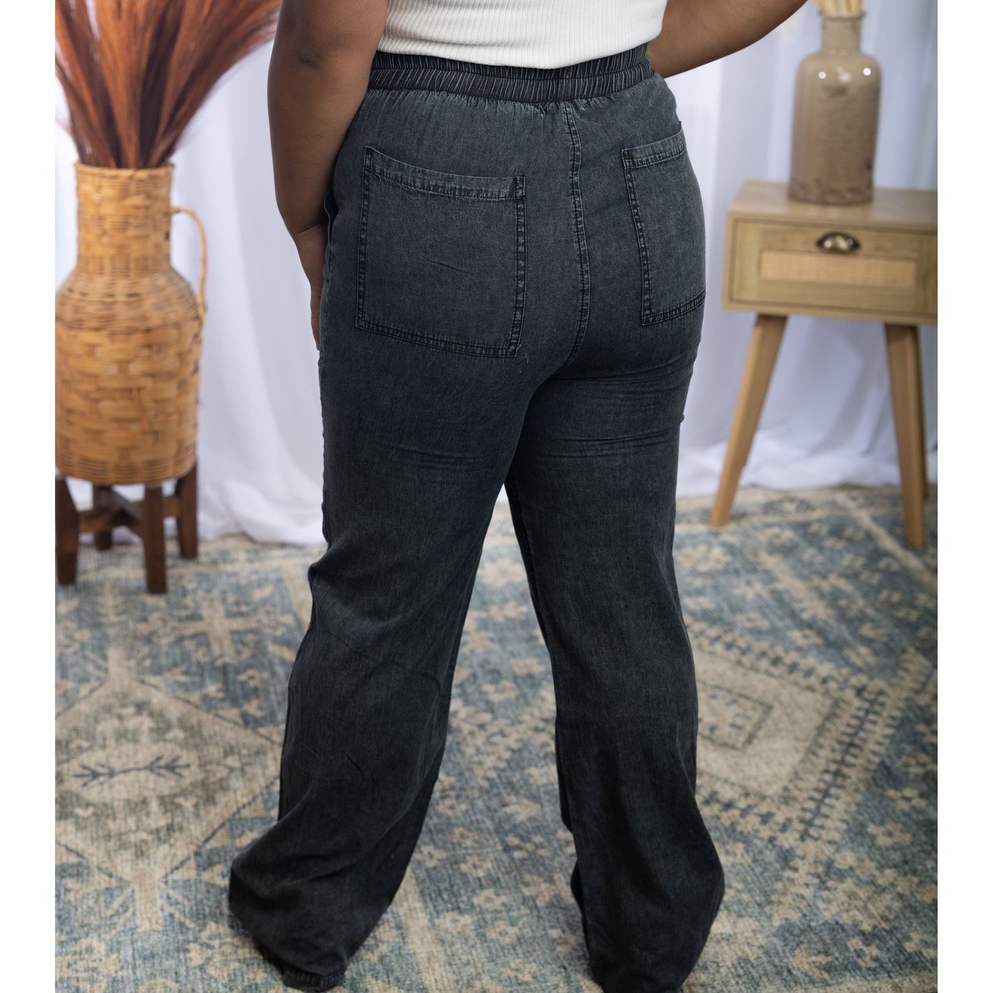 Relax & Unwind - Chambray Pants