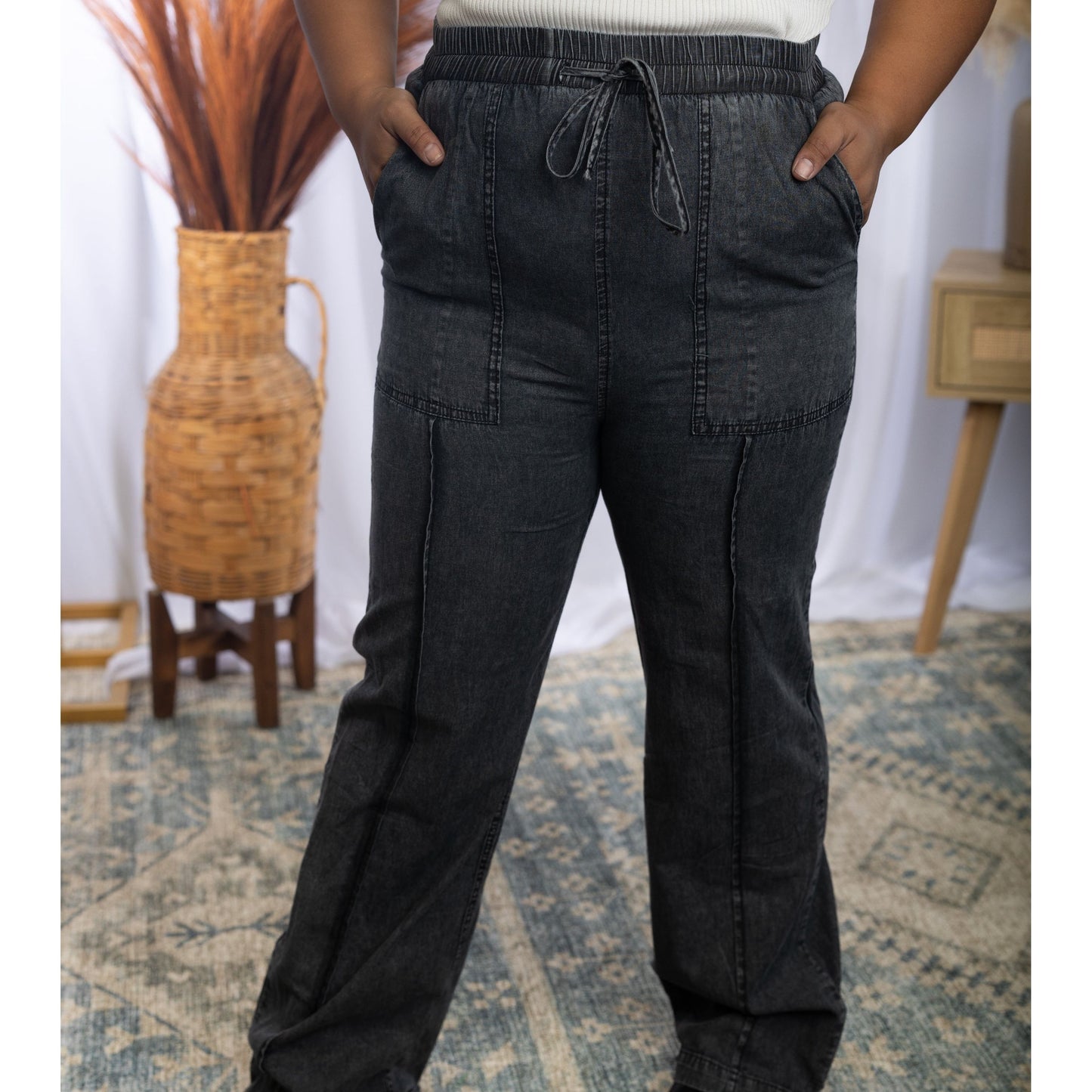 Relax & Unwind - Chambray Pants