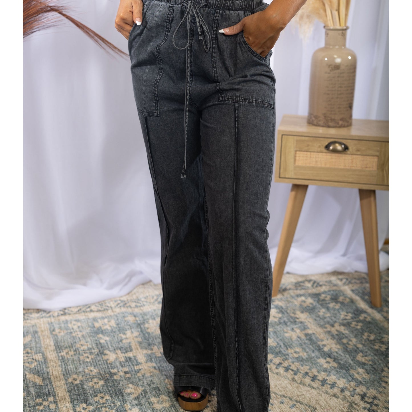 Relax & Unwind - Chambray Pants