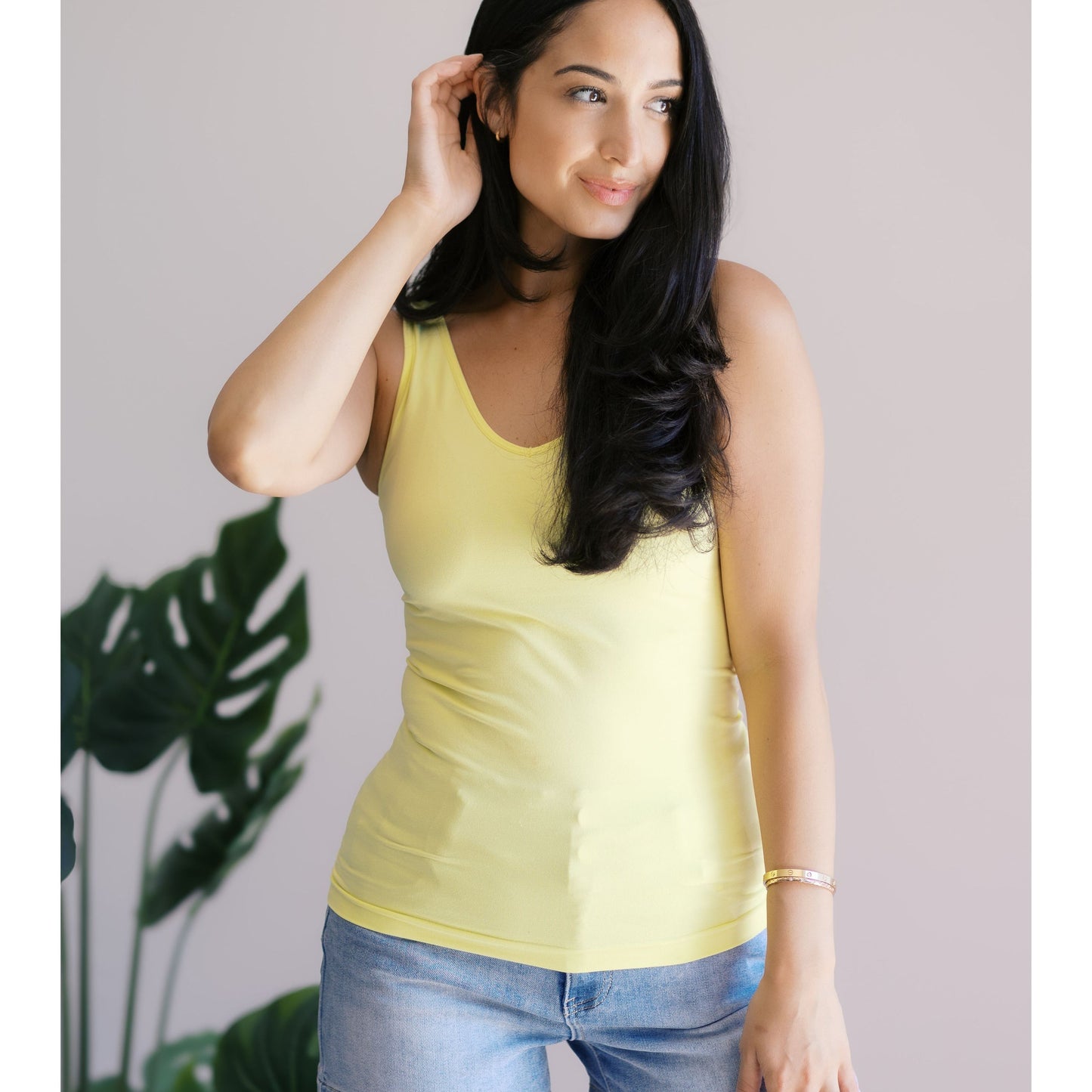 Yellow Timeless Basics Tank