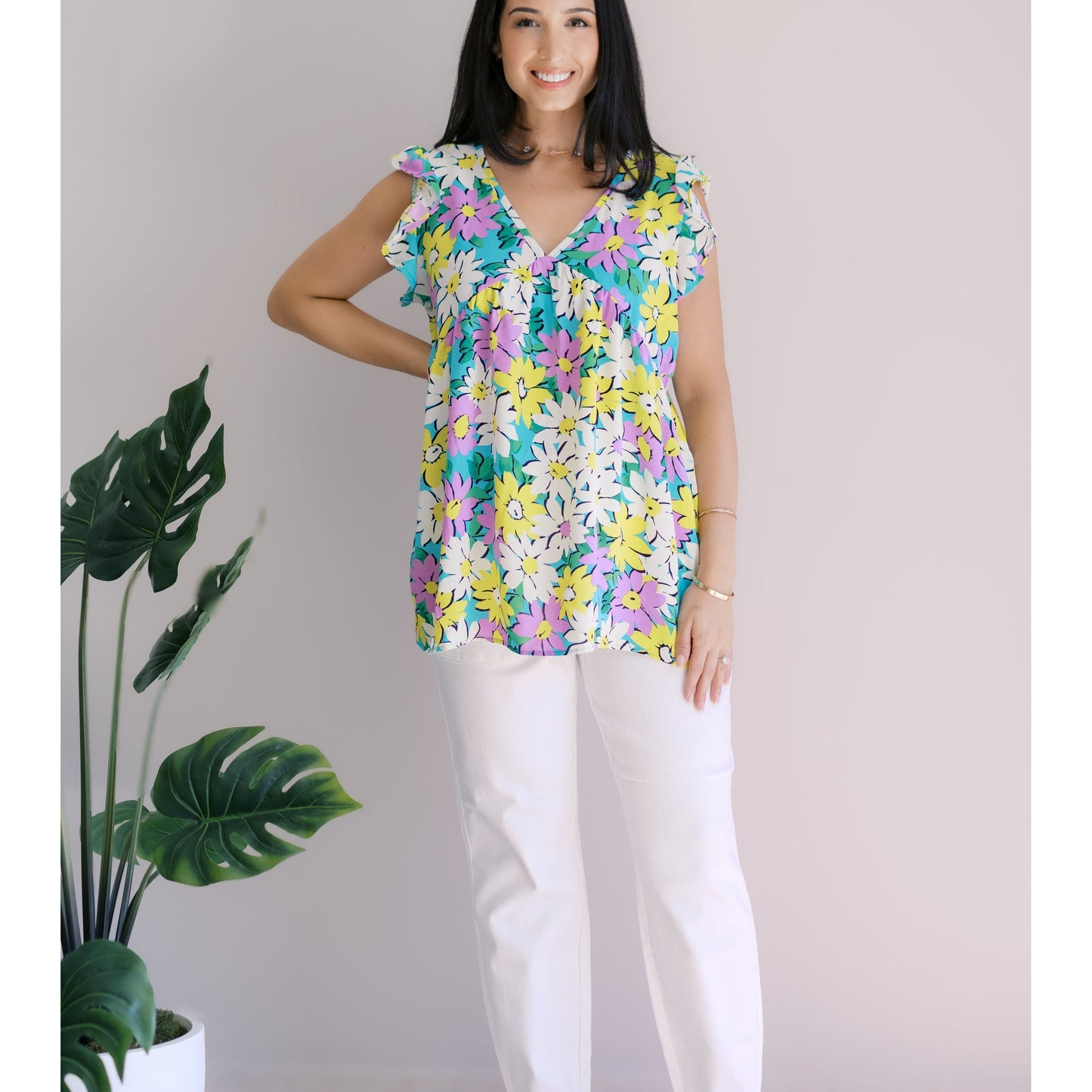 Petal Party Flutter Sleeve