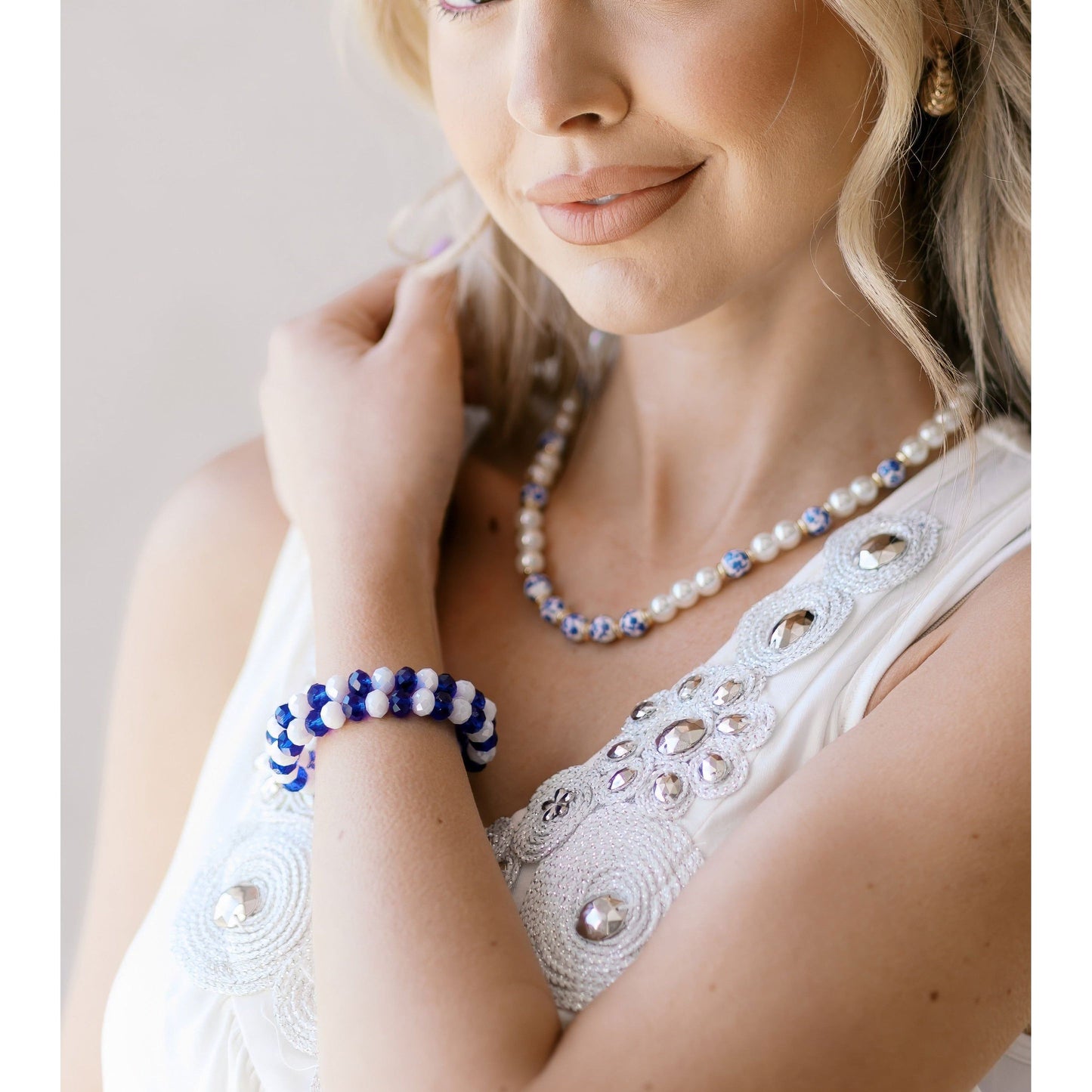 Blue Horizon Crystal Bracelet