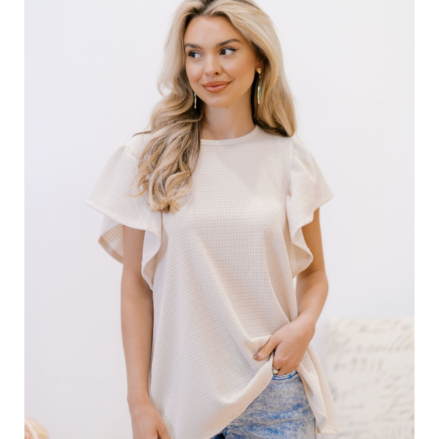 Elle Ruffle Top