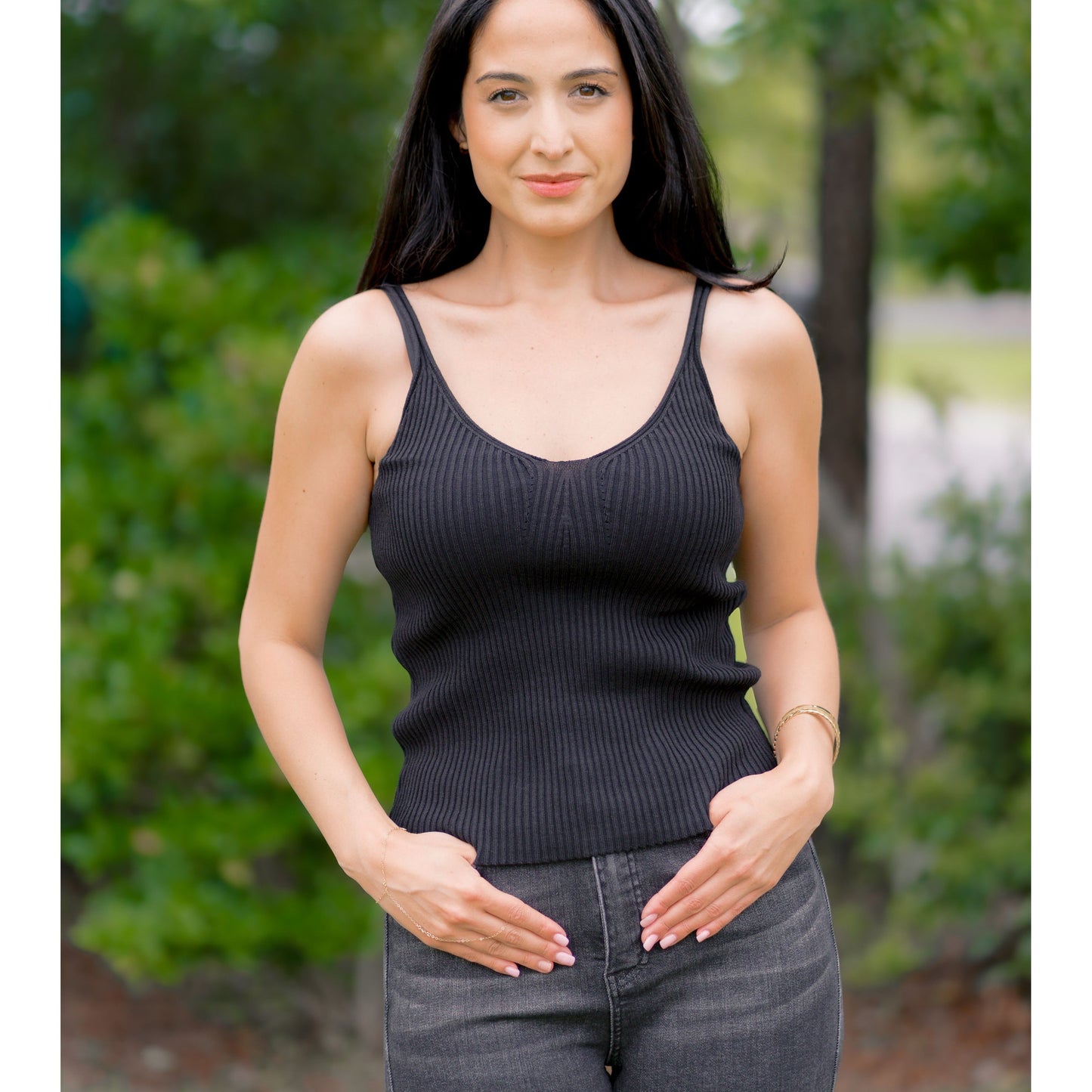 City Nights Ribbed Tank