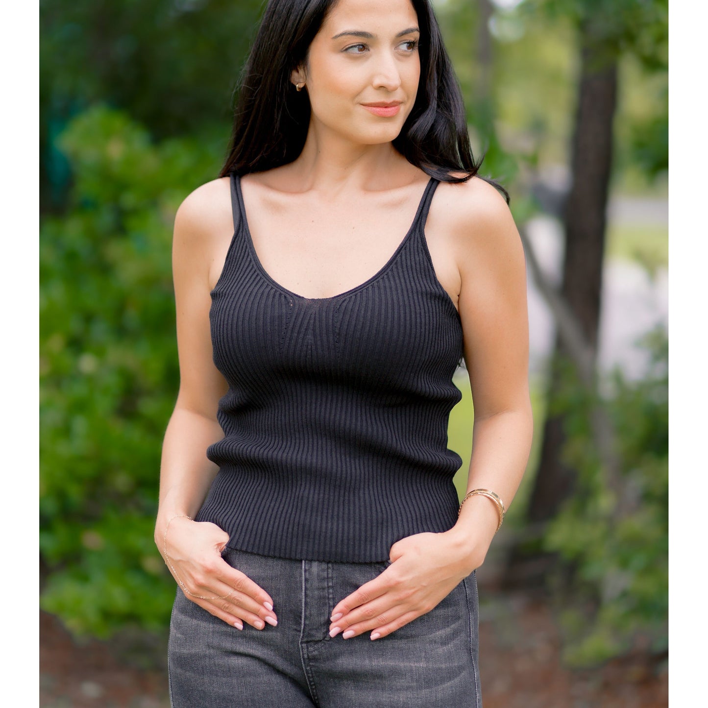 City Nights Ribbed Tank