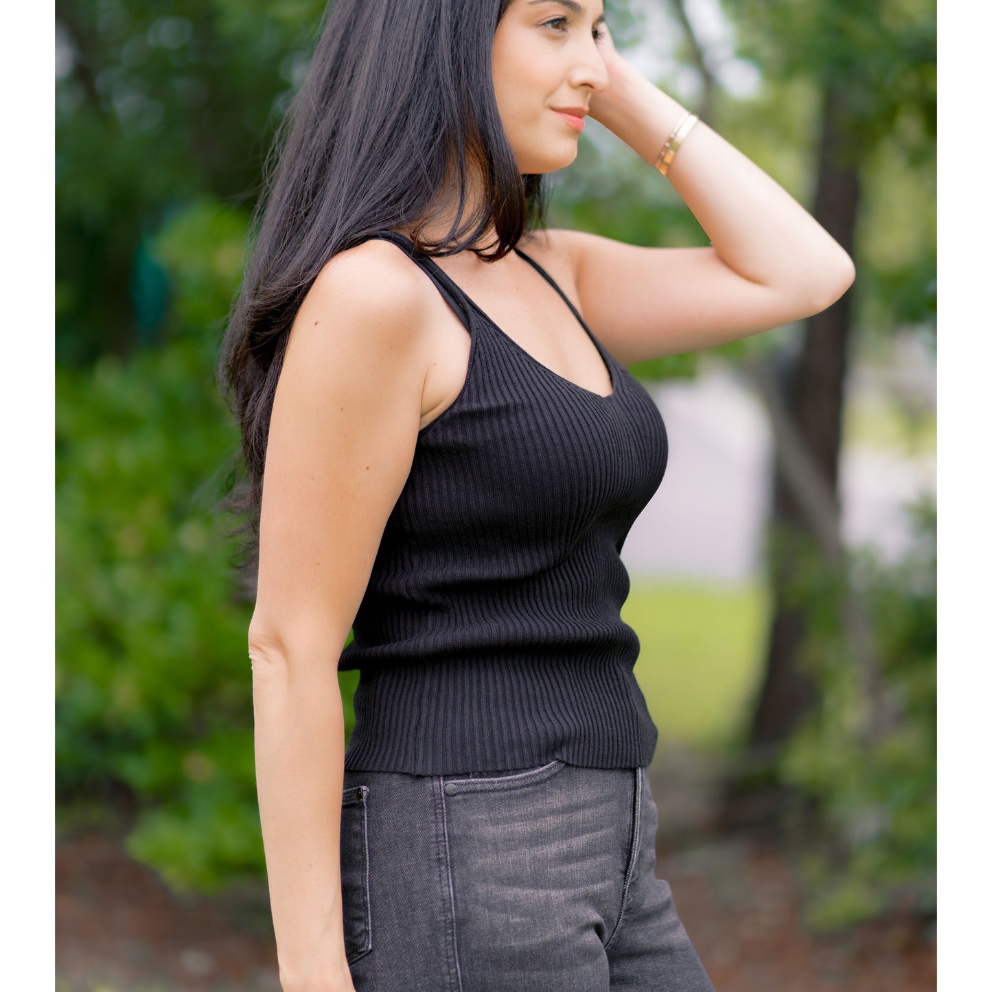 City Nights Ribbed Tank