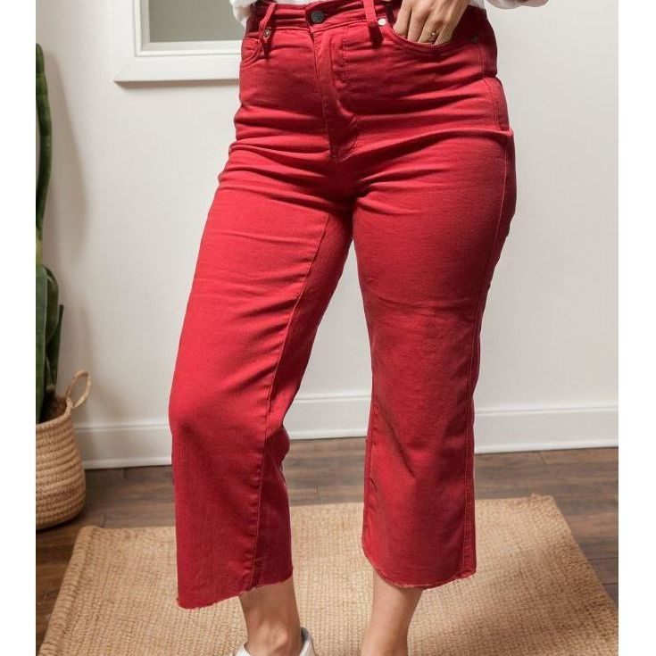 Scarlette Rose - Judy Blue Tummy Control Crops