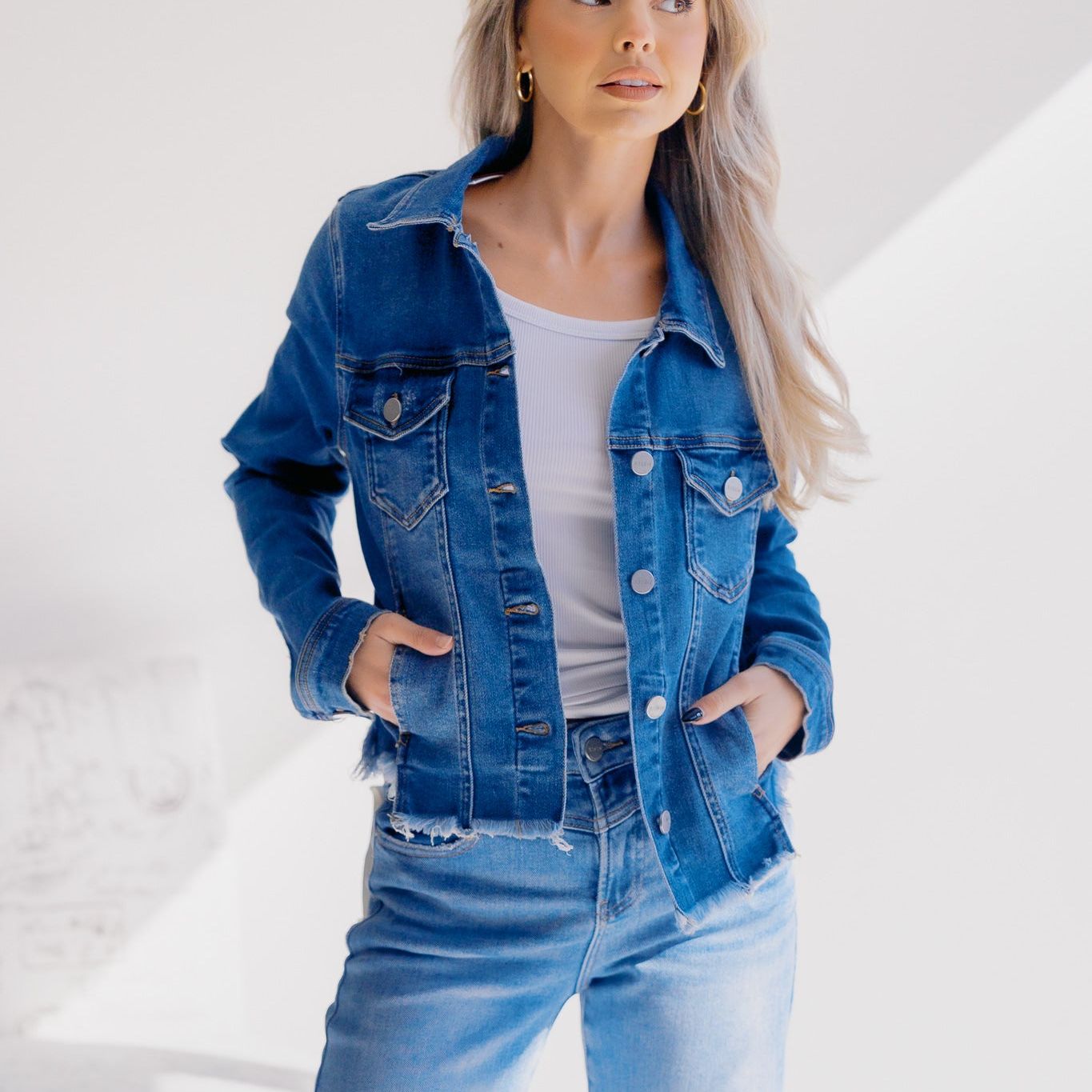 Sea Spray Frayed Jacket