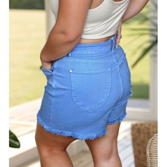 Sky Blue Judy Blue Shorts