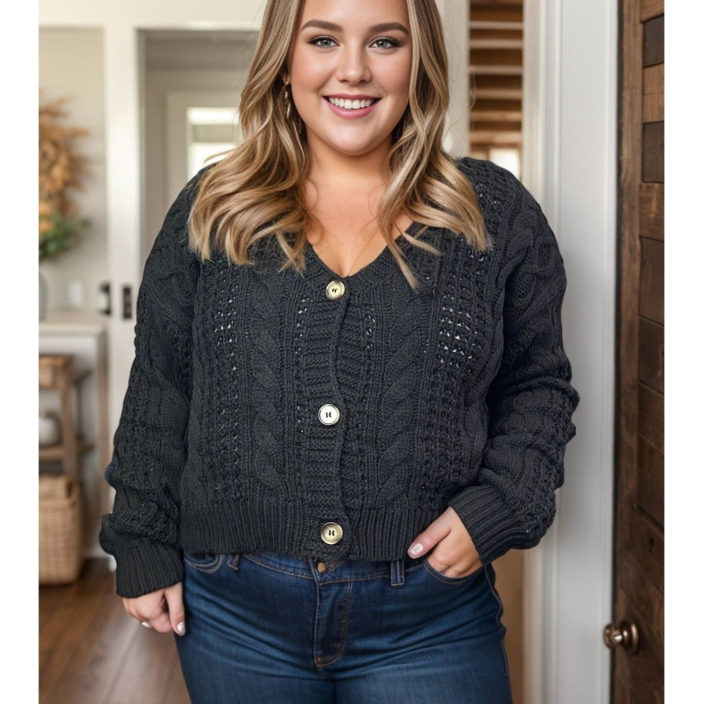 The Essential Cable Knit Cardigan