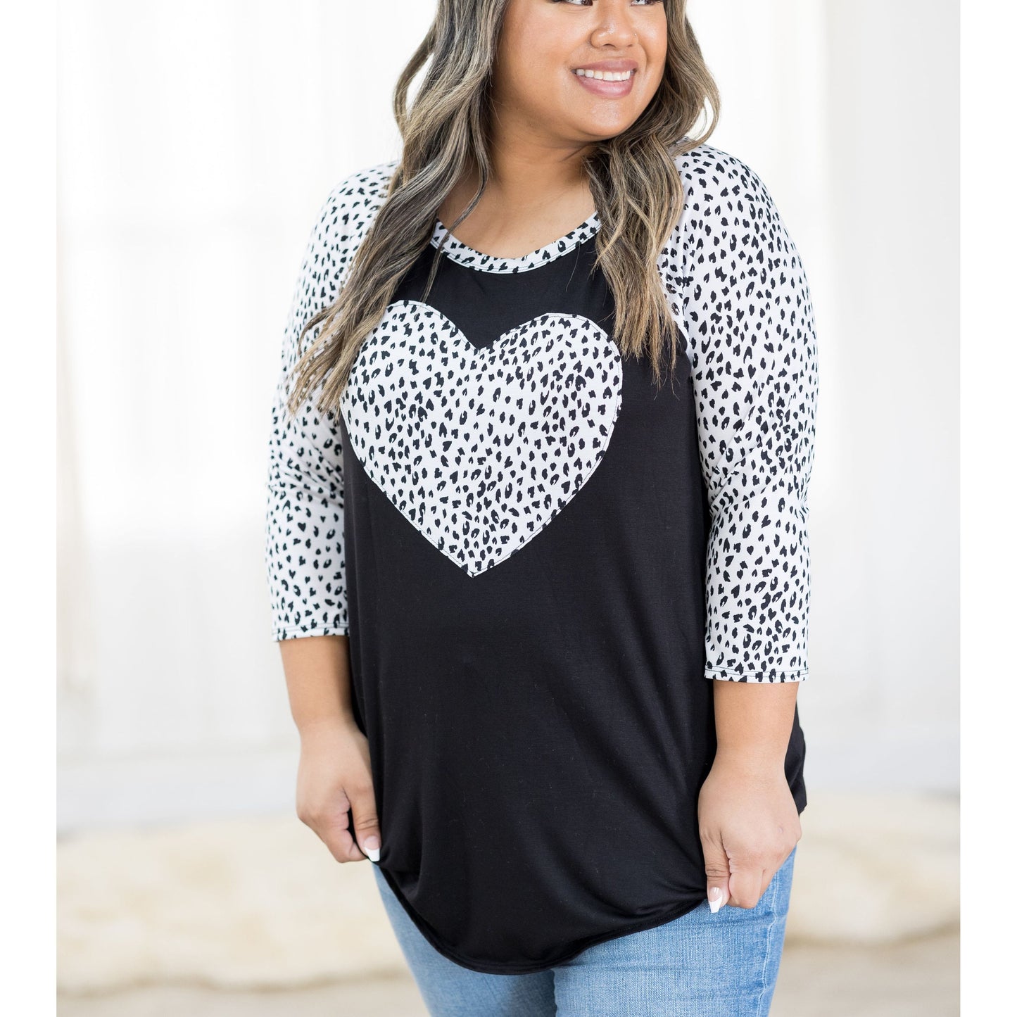 Spots of Love Raglan
