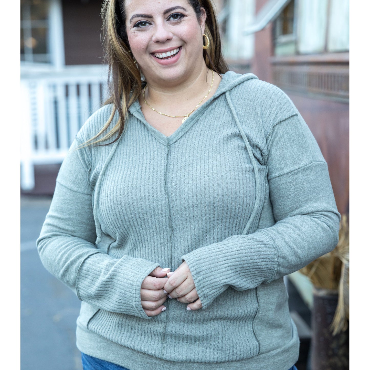 Brush Your Cares Away Hoodie - Army Green