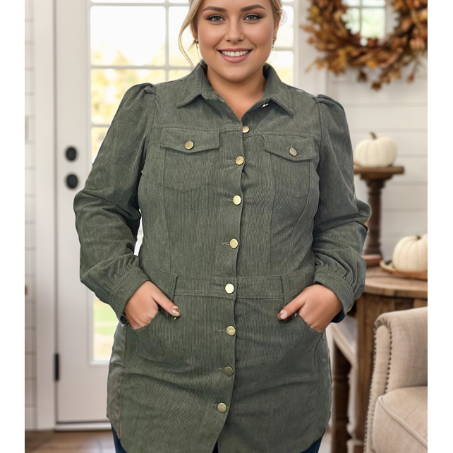 Cutie in Corduroy - Dress Jacket