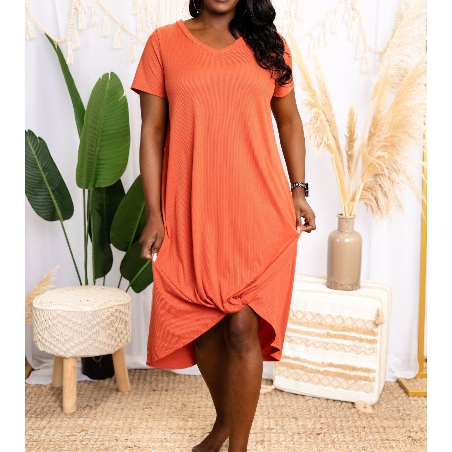 Tied To You - Midi Dress