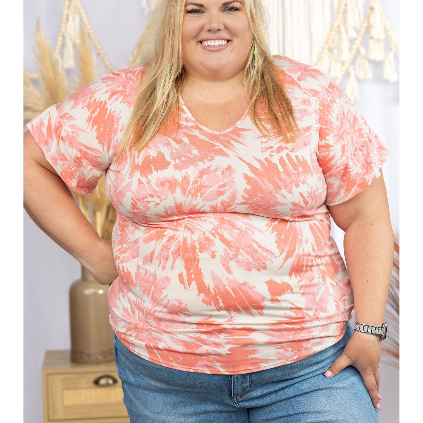 Sunburst Tie Dye Top