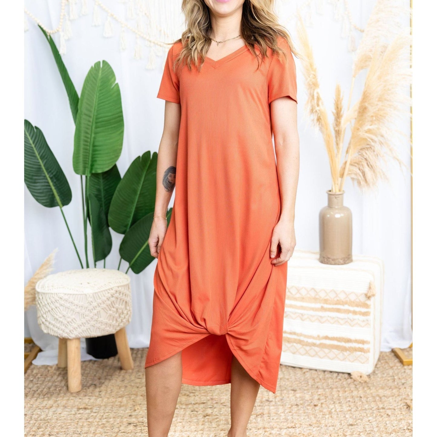 Tied To You - Midi Dress